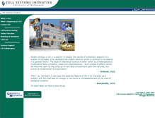Tablet Screenshot of cellsystems.org