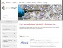 Tablet Screenshot of cellsystems.de
